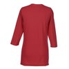 View Image 3 of 3 of Silk Touch 3/4 Sleeve Maternity V-Neck Shirt - Ladies'