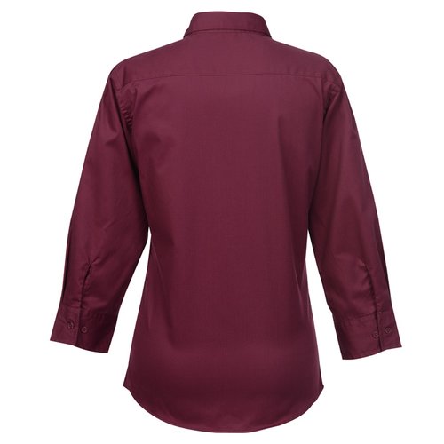Additional Image 2 - a back view of a red shirt