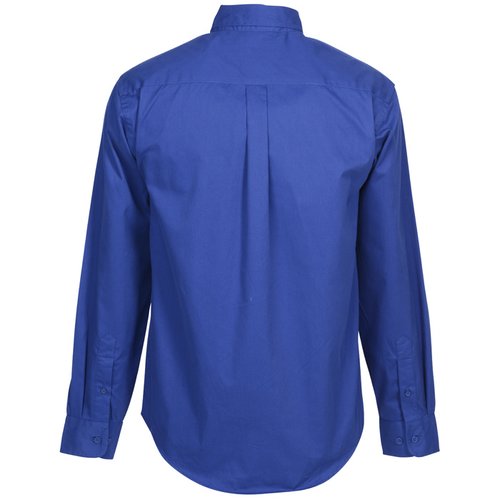 Additional Image 1 - a blue shirt with a white background