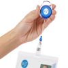 View Image 3 of 3 of Clip-On Retractable Badge Holder - Translucent