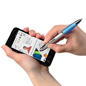 Additional Image 3 - a person holding a cell phone and a pen