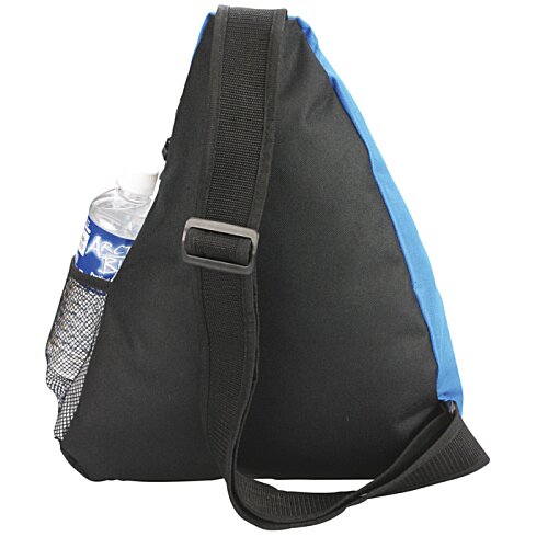 Additional Image 1 - a black and blue backpack