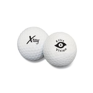 Additional Image 2 - a pair of white balls with black writing on them