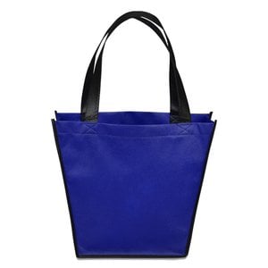 Additional Image 2 - a blue bag with black handles