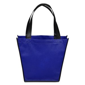 Additional Image 2 - a blue bag with black handles