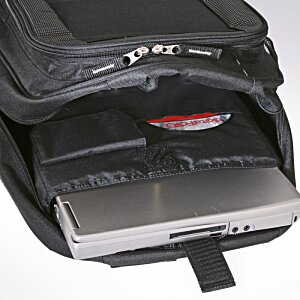 Additional Image 4 - a black bag with a silver object in it