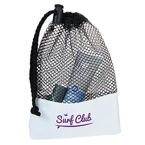 Additional Image 1 - a mesh bag with a black handle