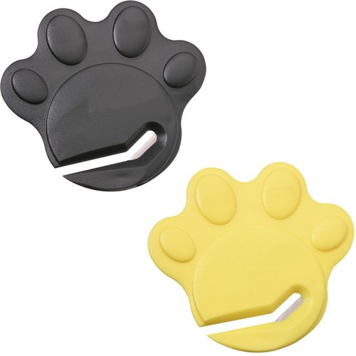 Additional Image 2 - a black and yellow paw print
