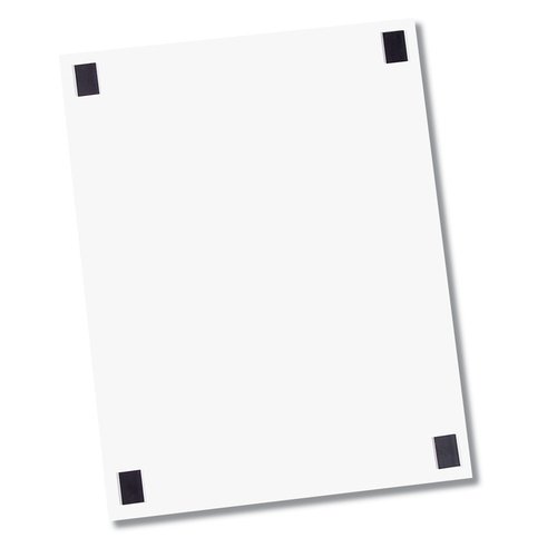 Additional Image 1 - a white board with black corners