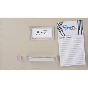 Additional Image 2 - a white paper and a sign on a wall