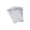 View Image 3 of 3 of Bic Business Card Magnet with Notepad - Smiley Face
