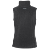 a black vest with a white background