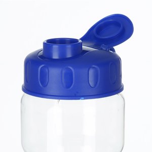 Additional Image 2 - a blue and white plastic water bottle