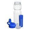 View Image 3 of 4 of Clear Impact Infuser Olympian Bottle with Flip Carry Lid - 28 oz.