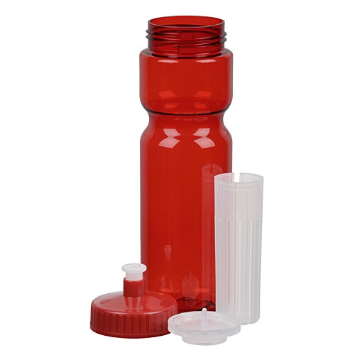 Additional Image 2 - a red bottle with a white cap
