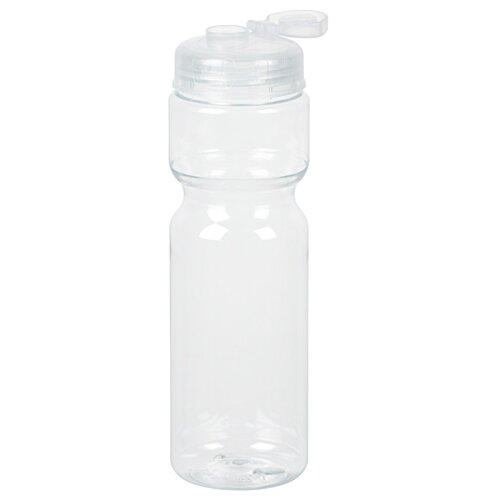 Additional Image 1 - a clear plastic bottle with a white lid
