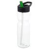 View Image 2 of 3 of Clear Impact Olympian Bottle with Two Tone Flip Straw - 28 oz. - Full Color
