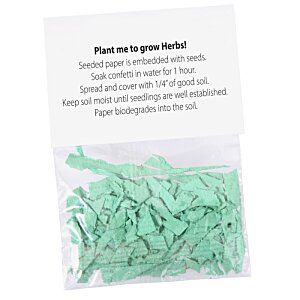 Additional Image 1 - a small bag of green confetti