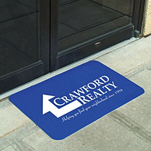 Additional Image 3 - a blue sign on the ground