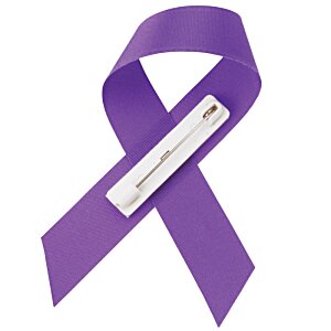 Additional Image 1 - a purple ribbon with a white label