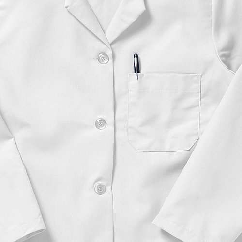 Additional Image 1 - a close up of a white coat