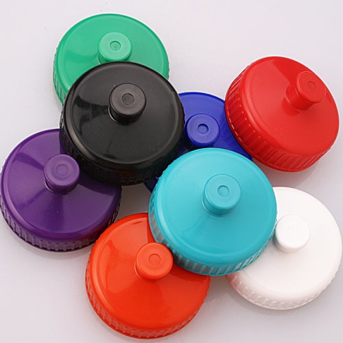 Additional Image 1 - a group of colorful plastic caps