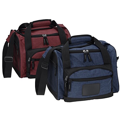Additional Image 5 - a pair of blue and red duffel bags