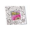 View Image 2 of 5 of Picture Me Coloring Magnet Frame - Flowers