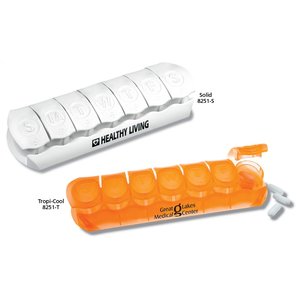 Additional Image 1 - a white and orange case with a zipper