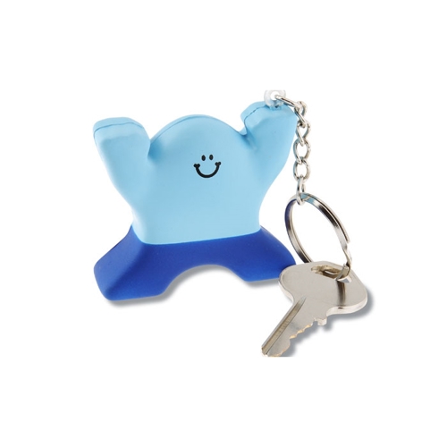 Additional Image 1 - a key chain with a blue figure