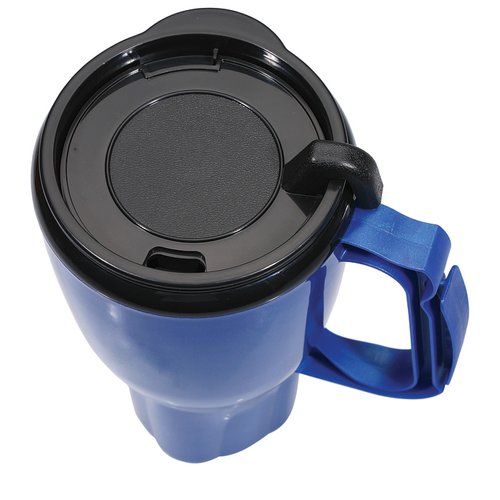 Additional Image 1 - a blue and black coffee mug