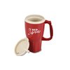 Additional Thumbnail Image 2 - a red coffee mug with a lid