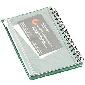 Additional Image 2 - a spiral bound notebook with a black label