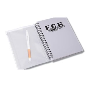 Additional Image 1 - a white folder with a pen