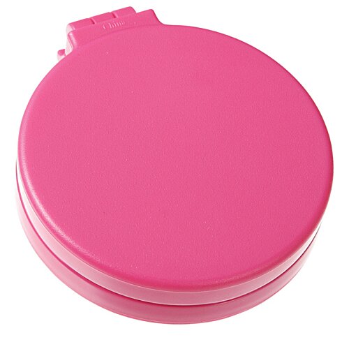 Additional Image 1 - a pink round object with a logo