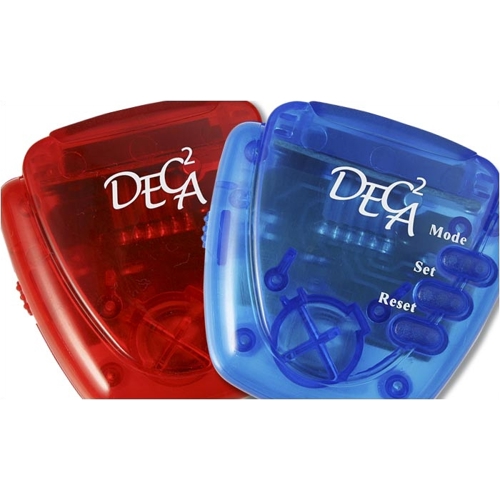 Additional Image 1 - a close up of a red and blue plastic container