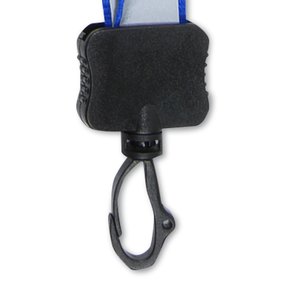 Additional Image 1 - a black rectangular object with blue straps