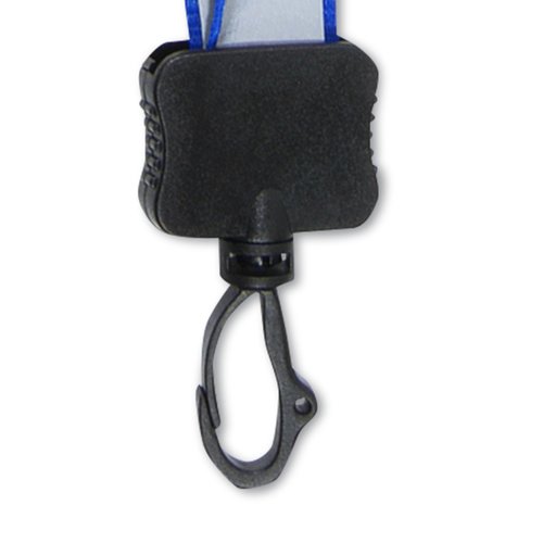 Additional Image 1 - a black rectangular object with blue straps
