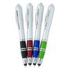 View Image 3 of 6 of Tri-Band Stylus Twist Pen with Flashlight