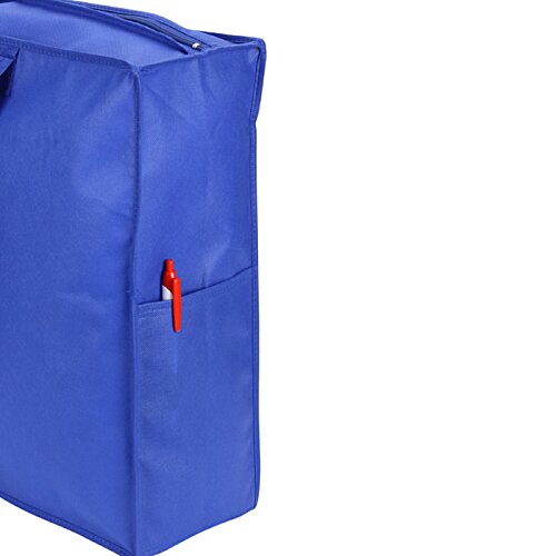 Additional Image 2 - a close up of a blue bag