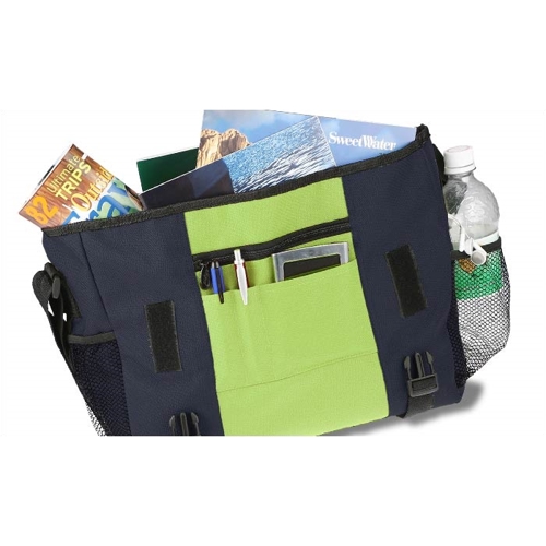 Additional Image 4 - a green and black bag with a zipper
