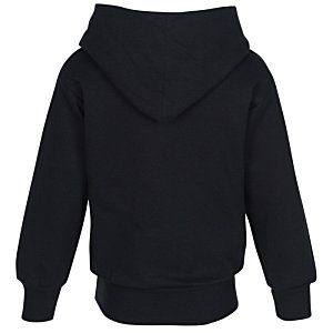 Additional Image 1 - a black hoodie with a white background