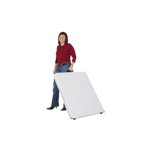 Additional Image 2 - a person standing next to a white table