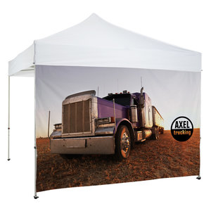 Additional Image 1 - a white tent with a picture of a truck