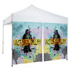 View Image 3 of 3 of Standard 10' Event Tent - Middle Zipper Wall - One Sided- FC