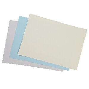 Additional Image 1 - a stack of white and blue paper