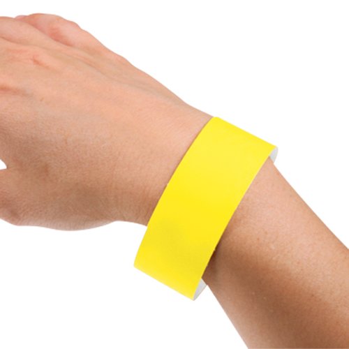 Additional Image 2 - a yellow wristband on a person's wrist