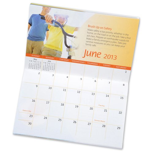 Additional Image 2 - a calendar with a picture of a man