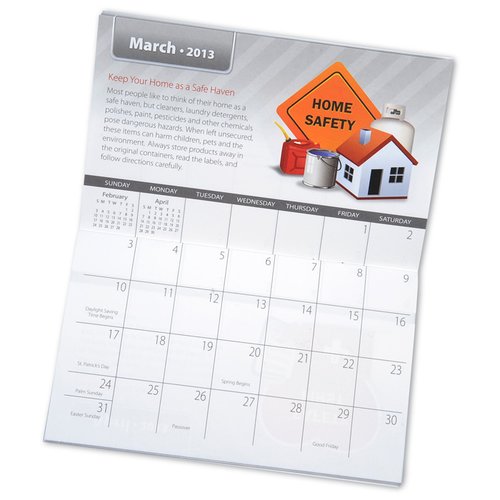 Additional Image 1 - a calendar with a house on it