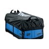 a blue and black bag
